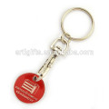 Promotion metal trolley coin key chain